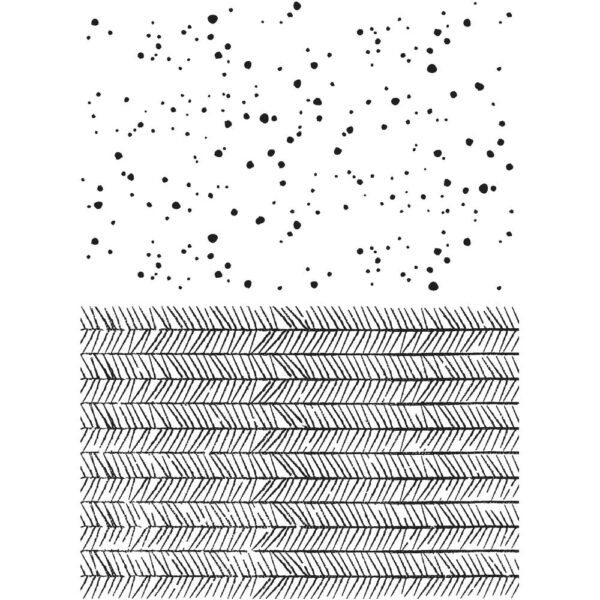 Tim Holtz® Stampers Anonymous Cling Mount Sets -- Flurry & Pine CMS312