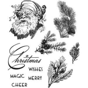 Tim Holtz® Stampers Anonymous Cling Mount Sets -- Christmas Classic CMS322