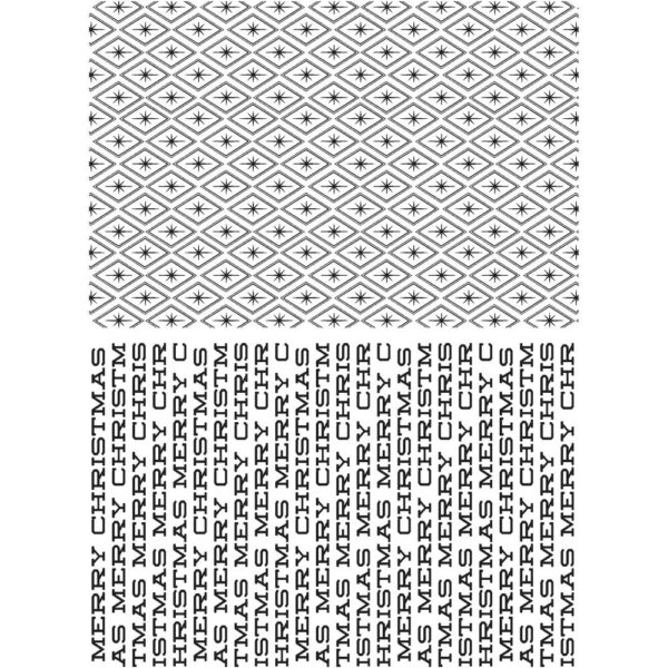 Tim Holtz® Stampers Anonymous Cling Mount Sets -- Sparkles & Christmas CMS324