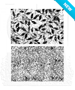 Tim Holtz® Stampers Anonymous Cling Mount Sets -- Botanical & Batik CMS327