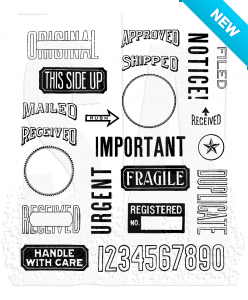 Tim Holtz® Stampers Anonymous Cling Mount Sets -- Mail Art CMS339