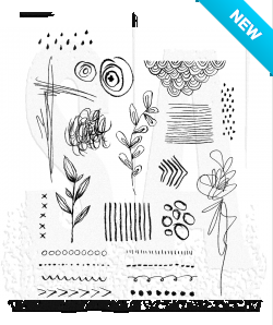 Tim Holtz® Stampers Anonymous Cling Mount Sets -- Mini Media Marks CMS364