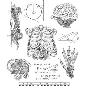 Tim Holtz® Stampers Anonymous Cling Mount Sets -- Weird Science CMS379