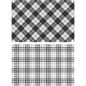 Tim Holtz® Stampers Anonymous Cling Mount Sets -- Perfect Plaids CMS383