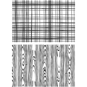 Tim Holtz® Stampers Anonymous Cling Mount Sets -- Lumberjack CMS384