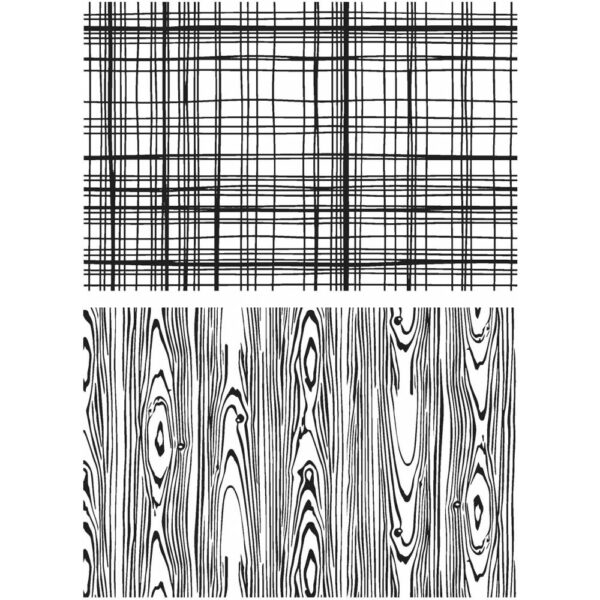 Tim Holtz® Stampers Anonymous Cling Mount Sets -- Lumberjack CMS384