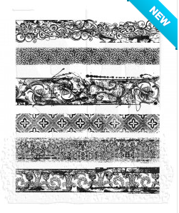 Tim Holtz® Stampers Anonymous Cling Mount Sets -- Eclectic Edges CMS399