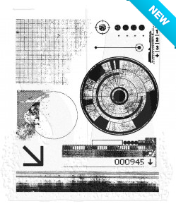 Tim Holtz® Stampers Anonymous Cling Mount Sets -- Glitch 1 CMS403