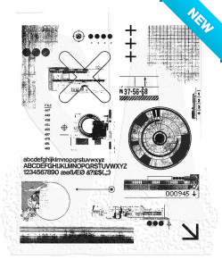 Tim Holtz® Stampers Anonymous Cling Mount Sets -- Mini Glitch CMS405