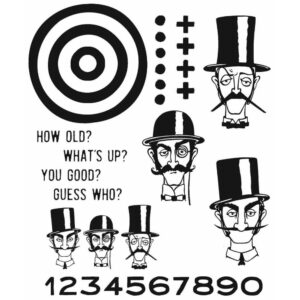 Tim Holtz® Stampers Anonymous Cling Mount Sets -- Inquisitive CMS432
