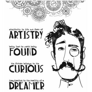 Tim Holtz® Stampers Anonymous Cling Mount Sets -- Observations CMS434