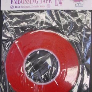 Embossing Tape
1/4" x 180 Feet