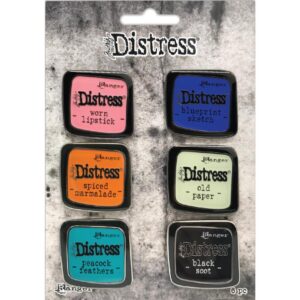 Tim Holtz Distress Enamel Pin Set #4