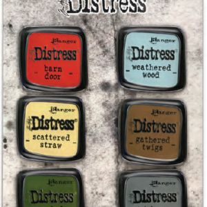 Tim Holtz Distress Enamel Pin Set #7