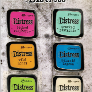 Tim Holtz Distress Enamel Pin Set #1