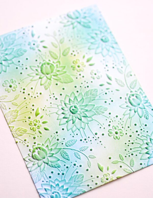 Memory Box Chrysanthemum Field 3D Embossing Folder EF1001