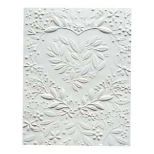 Memory Box Heart Bouquet 3D Embossing Folder EF1006