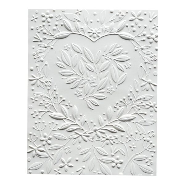Memory Box Heart Bouquet 3D Embossing Folder EF1006
