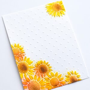 Memory Box Floral Corner 3D Embossing Folder EF1007