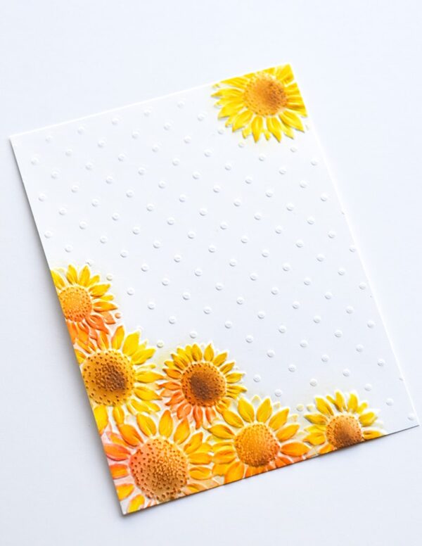 Memory Box Floral Corner 3D Embossing Folder EF1007