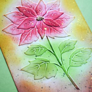 Memory Box Magnificent Poinsettia 3D Embossing Folder EF1011