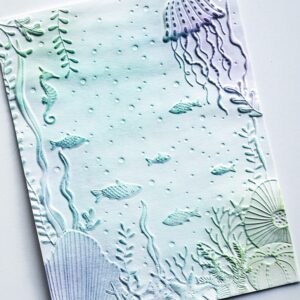 Memory Box Underwater 3D Embossing Folder EF1012