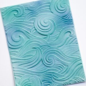 Memory Box Waves 3D Embossing Folder EF1013