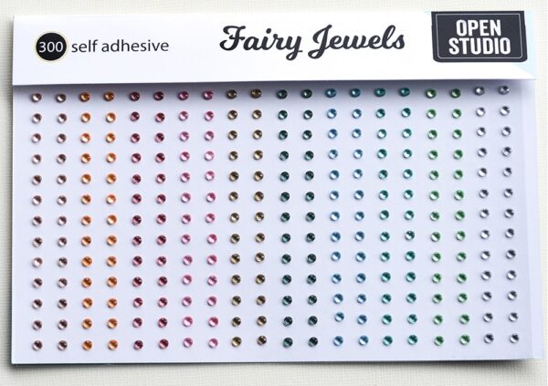 Open Studio Self-Adhesive -- Pastel Fairy Jewels JWL002