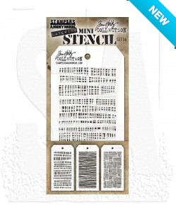Tim Holtz® Stampers Anonymous Mini Layering Stencil Set #34 MST034