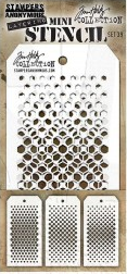 Tim Holtz® Stampers Anonymous Mini Layering Stencil Set #39 MST039