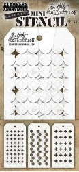 Tim Holtz® Stampers Anonymous Mini Layering Stencil Set #40 MST040