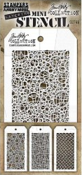 Tim Holtz® Stampers Anonymous Mini Layering Stencil Set #46 MST046