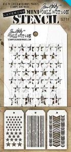 Tim Holtz® Stampers Anonymous Mini Layering Stencil Set #11 MTS011