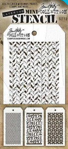 Tim Holtz® Stampers Anonymous Mini Layering Stencil Set #13 MTS013