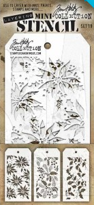 Tim Holtz® Stampers Anonymous Mini Layering Stencil Set #19 MTS019