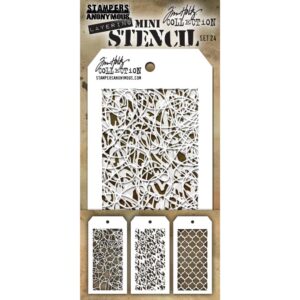 Tim Holtz® Stampers Anonymous Mini Layering Stencil Set #24 MTS024