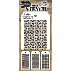 Tim Holtz® Stampers Anonymous Mini Layering Stencil Set #27 MTS027