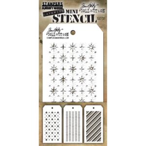 Tim Holtz® Stampers Anonymous Mini Layering Stencil Set #31 MTS031