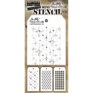 Tim Holtz® Stampers Anonymous Mini Layering Stencil Set #44 MST044