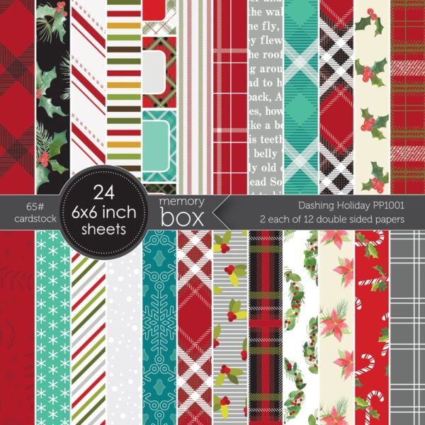 Memory Box Dashing Holiday Cardstock Pack