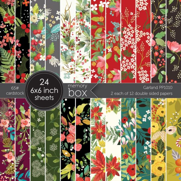 Memory Box Garland 6" x 6" Paper Pack PP1010
