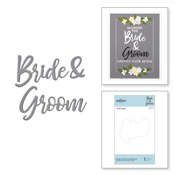 Bride & Groom Sentiment S2-307
