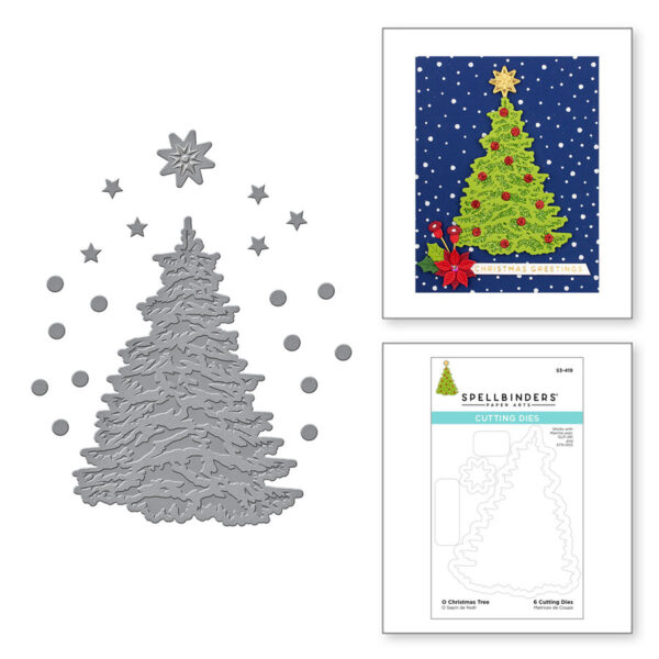 O Christmas Tree Etched Dies S3-419