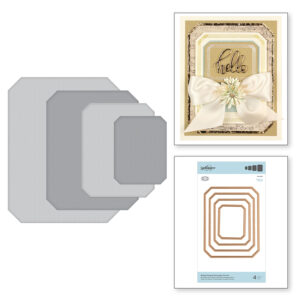 Gilded Nested Rectangle S4-1013