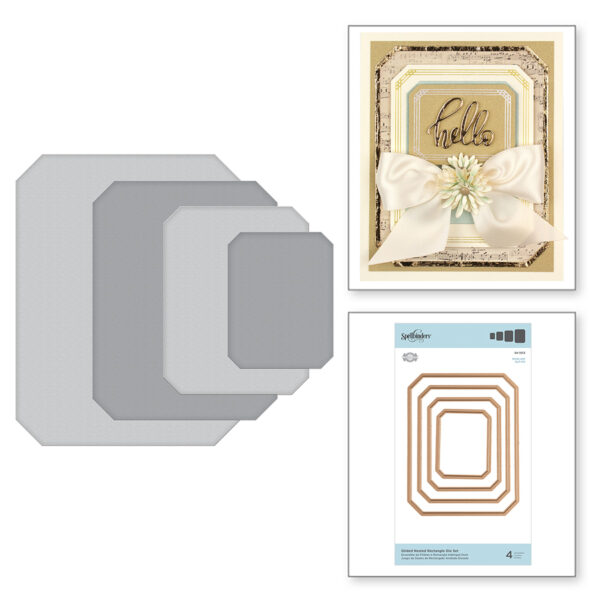 Gilded Nested Rectangle S4-1013