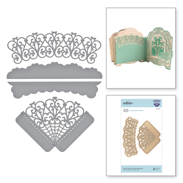 Woven Trellis Border and Corners S4-1033