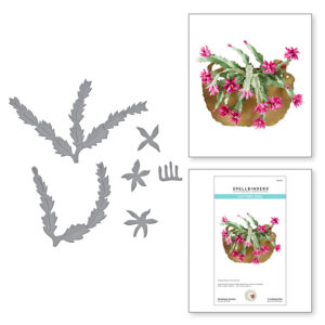 Christmas Cactus Etched Dies S4-1111