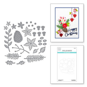 Christmas Blooms Etched Dies S4-1135