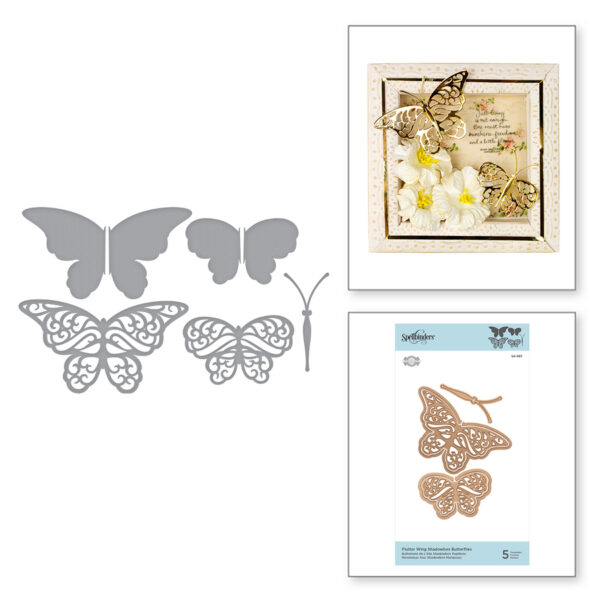 Flutter Wing Shadowbox Butterflies S4-987