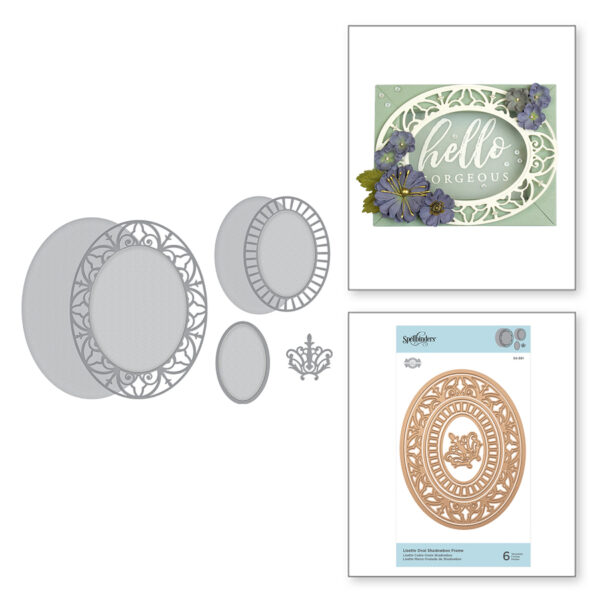 Lisette Oval Shadowbox Frame S5-391